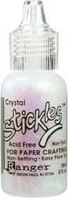 img 1 attached to ✨ Ranger Stickles Glitter Glue 1/2-Ounce, Crystal: Sparkle and Shine with Glitter Perfection!