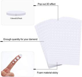 img 1 attached to 3984 Pieces Foam Dots: Dual-Adhesive 3D Tapes for DIY Shaker Cards & Crafts