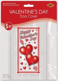 img 1 attached to ❤️ Beistle Happy Valentine's Day Door Cover: 30-Inch by 5-Feet, 1 Per Package - The Perfect Décor for Valentine's Celebrations!