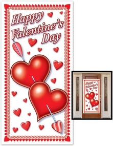 img 2 attached to ❤️ Beistle Happy Valentine's Day Door Cover: 30-Inch by 5-Feet, 1 Per Package - The Perfect Décor for Valentine's Celebrations!