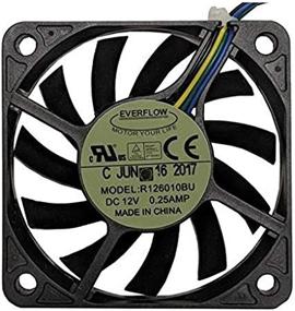 img 2 attached to 💨 Powerful Everflow 12V DC Fan with PWM Function - R126010BUAF Model