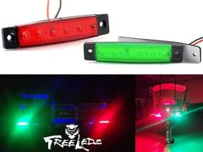 img 4 attached to 🚤 Tree Leds Boat Navigation Lights: Illuminating your Watercraft with Marine Led Strip Lights for Bow and Stern"