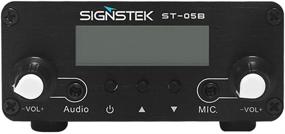 img 4 attached to 📻 Signstek ST-05B FM Transmitter: Dual Mode Long Range Stereo Broadcast for Churches with Antenna - Black Edition