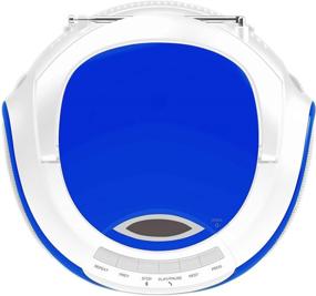 img 1 attached to 🔵 Ematic CD Boom Box: Blue, Bluetooth Audio, Speakerphone - Enhanced Sound Experience