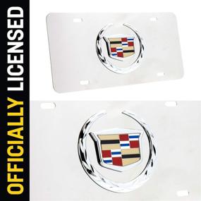 img 2 attached to Cadillac Chrome Stainless 🚗 Steel Plate - PILOT LP051