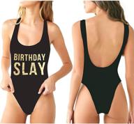 one piece swimsuit birthday beachwear sunglasses women's clothing logo