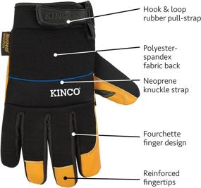 img 3 attached to 💪 Enhanced Performance with Kinco XtremeGRIP Reinforcement Stretch Fit 102HK