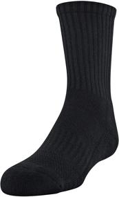 img 2 attached to Get Your Kids Ready for Training with Under Armour's Youth Cotton Crew Socks - 3 Pairs