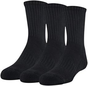 img 3 attached to Get Your Kids Ready for Training with Under Armour's Youth Cotton Crew Socks - 3 Pairs