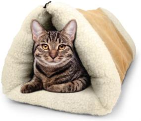 img 3 attached to 🐾 PartySaving Pet Bed: 2-in-1 Palace Snooze Tunnel and Mat for Pets - Perfect for Travel or Home Comfort (APL1343)