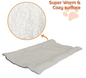 img 1 attached to 🐾 PartySaving Pet Bed: 2-in-1 Palace Snooze Tunnel and Mat for Pets - Perfect for Travel or Home Comfort (APL1343)