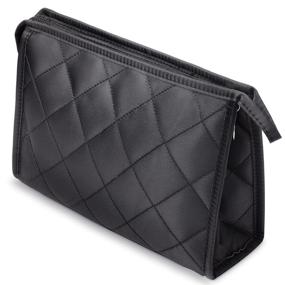 img 4 attached to Luxurious LittleStar Cosmetics Pouch: Stylish Travel Case for Lady Accessory Organization, Black