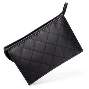 img 3 attached to Luxurious LittleStar Cosmetics Pouch: Stylish Travel Case for Lady Accessory Organization, Black