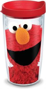 img 4 attached to Authentic Tervis USA-Made Sesame Street Insulated Tumbler - 16oz, Elmo: Long-lasting Cold & Hot Beverage Retention