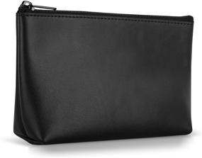 img 4 attached to 👜 Ayotu Waterproof Storage Pencil Pouch Bag - Organizer for MacBook Power Adapter, Mouse, Apple Pencil, Data Cables, Cellphone, Power Bank, Cosmetic, etc. | Various Styles - Retro Black