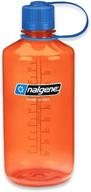 🧡 nalgene tritan 32oz narrow mouth bpa-free water bottle, orange: hydration essential for active lifestyles logo