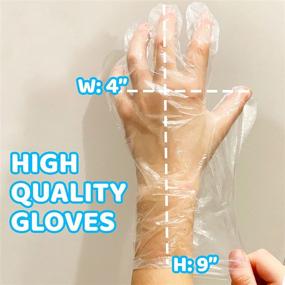 img 2 attached to GLovies Kindergarten Latex Free Multipurpose Disposable Gloves