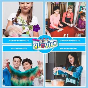 img 3 attached to GLovies Kindergarten Latex Free Multipurpose Disposable Gloves