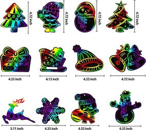 img 2 attached to Max Fun Rainbow Christmas Ornaments Arts & Crafts