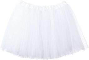 img 4 attached to 👗 My Lello Adult Tutu Skirt - Stylish Elastic Tulle Tutu for Women and Teens