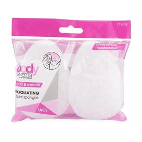 img 1 attached to 🧖 Total of 12 Body Benefits Exfoliating Facial Scrub Sponges