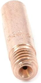 img 3 attached to Forney 60171 Copper Contact Tip for MIG Welding, Tweco Binzel or Clarke, .030, 4-Pack