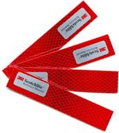 salzmann reflective diamond grade sticker pack - waterproof, all-weather, 3m diamond grade (4-pack) logo