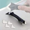 silicone caulking scraper adhesive bathroom tapes, adhesives & sealants logo