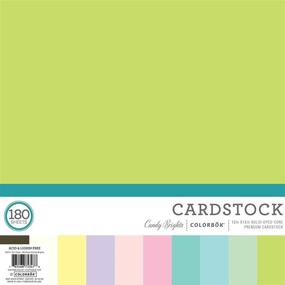 img 1 attached to 🎨 Colorbok 75347 Mega Paper Pack, 12"x12", Candy Bright, 180 Count: Vibrant Crafting Paper Assortment for Endless Creativity!