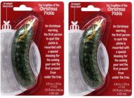 🎄 discover the magic of christmas with the christmas pickle story set of 2 by greenbrier logo