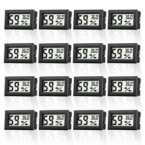 img 4 attached to 🌡️ Ultimate Temperature and Humidity Monitoring Solution: 16 Pack Mini Hygrometer Thermometer for Home, Office, and Outdoor Use
