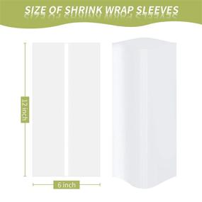 img 3 attached to Sublimation Shrink Sleeves White Tumblers Packaging & Shipping Supplies for Industrial Shrink Wrap Supplies