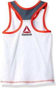 img 1 attached to Reebok Девочки танк Топ Белый 14