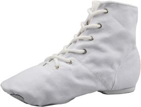 img 4 attached to NLeahershoe Lace Up Canvas Practice Suitable Sports & Fitness