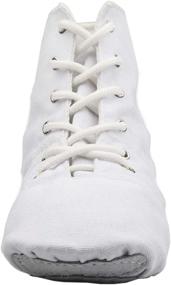 img 3 attached to NLeahershoe Lace Up Canvas Practice Suitable Sports & Fitness