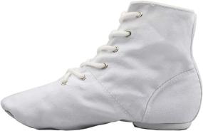 img 1 attached to NLeahershoe Lace Up Canvas Practice Suitable Sports & Fitness