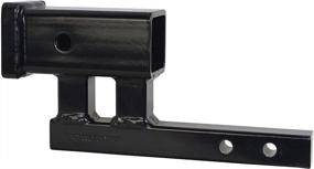 img 2 attached to 🚗 MaxxHaul 80875 Адаптер для фаркопа - 1-1/4" к 2" с подъемом 4" и опусканием 3-3/8" - Идеально подходит для приемников класса I и класса II.