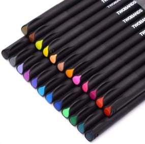img 4 attached to 🖊️ TWOHANDS Note Taking Pens - Fine Point Fineliners with 24 Colors for Writing, Coloring, and Drawing in Journals, Planners, and more!