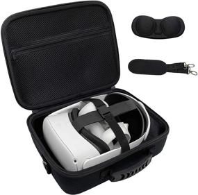 img 4 attached to Oculus Quest Case Travel Headset
