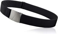 👔 invisible elastic belt black: the must-have men's accessory logo