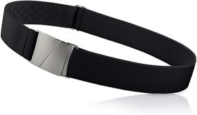 img 4 attached to 👔 Invisible Elastic Belt BLACK: The Must-have Men's Accessory