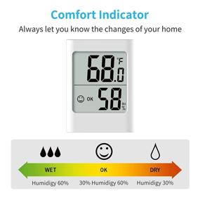 img 1 attached to Humidity Thermometer Digital Hygrometer Temperature