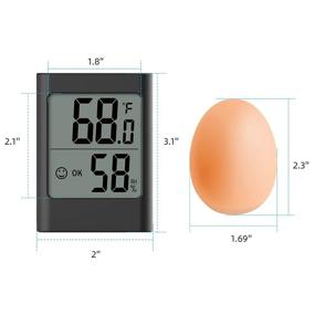 img 3 attached to Humidity Thermometer Digital Hygrometer Temperature