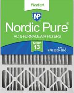 🏠 nordic pure 20x25x5hm13 1 honeywell replacement: premium air filter for optimal indoor air quality logo