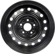 🔧 dorman 939-106 16x6.5in. steel wheel in black, ideal for honda models logo
