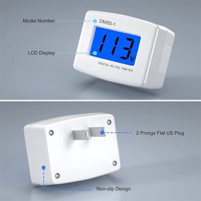 img 3 attached to 🔌 Eversame Flat US Plug LCD Digital Voltmeter: Accurate AC Voltage Measuring Monitor for Household Plug-in Outlets