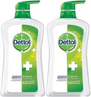 dettol original anti bacterial body wash, 21.1 oz/625 ml (2-pack) - ph-balanced logo