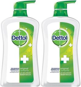 img 1 attached to Dettol Original Anti Bacterial Body Wash, 21.1 Oz/625 Ml (2-Pack) - pH-Balanced