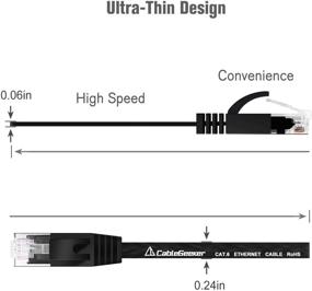 img 1 attached to 🔌Кабель Ethernet Cat 6 длиной 3 фута (6 штук) - Повышение пропускной способности по цене Cat5e!
