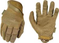 🧤 mechanix wear: tactical specialty coyote work gloves (medium, tan) - 0.5mm high-dexterity gloves for optimal performance logo